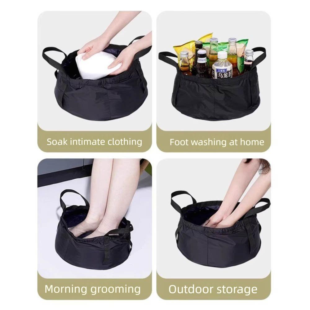 Collapsible Portable Wash Basin Large Capacity Foldable Washbasin Basket  Camping