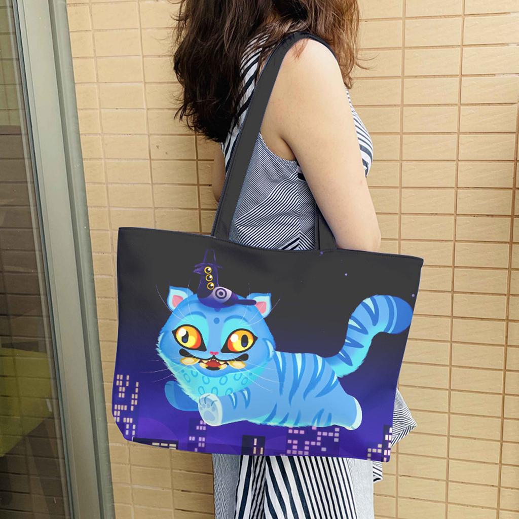 Group One-shoulder Leather Bag Tote Bag One-shoulder Bag PU Large Capacity  Cartoon