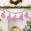 Thickened Christmas Alphabet Knitted Socks Large Capacity Candy Gift Bags  Xmas Gift