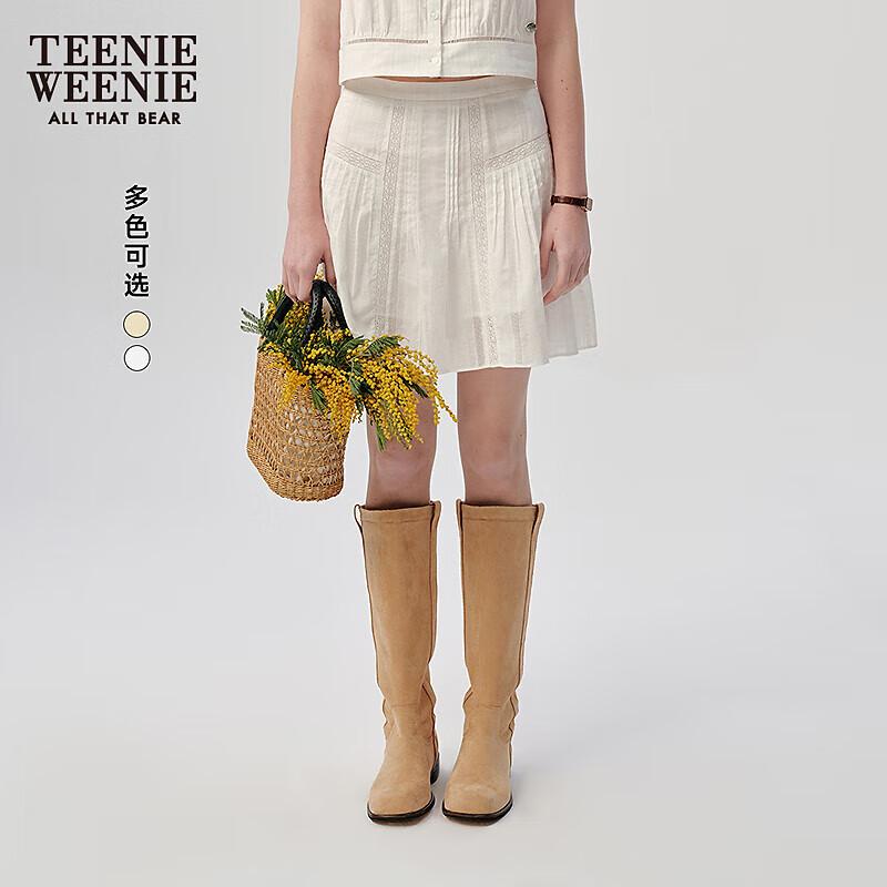 Teenie Weenie Women s Asymmetrical A-Line Mini Skirt S