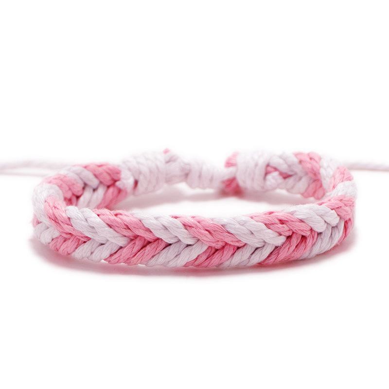 

Бохо Непальский этнический браслет ручной работы Летний пляжный плетеный шнурок хлопковая обертка плетеная веревка браслеты дружбы для женщин Bracelet Style L