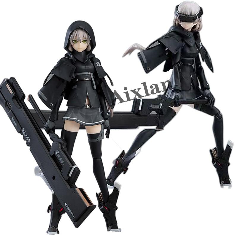 15cm Figma  Heavily Armed High School Girls Anime Figure Liu Pvc Action Figure Toy Game Statue Collection Model Doll Gift