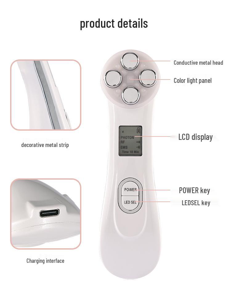 EMS Microcurrent LED Photon Skin Rejuvenation Device