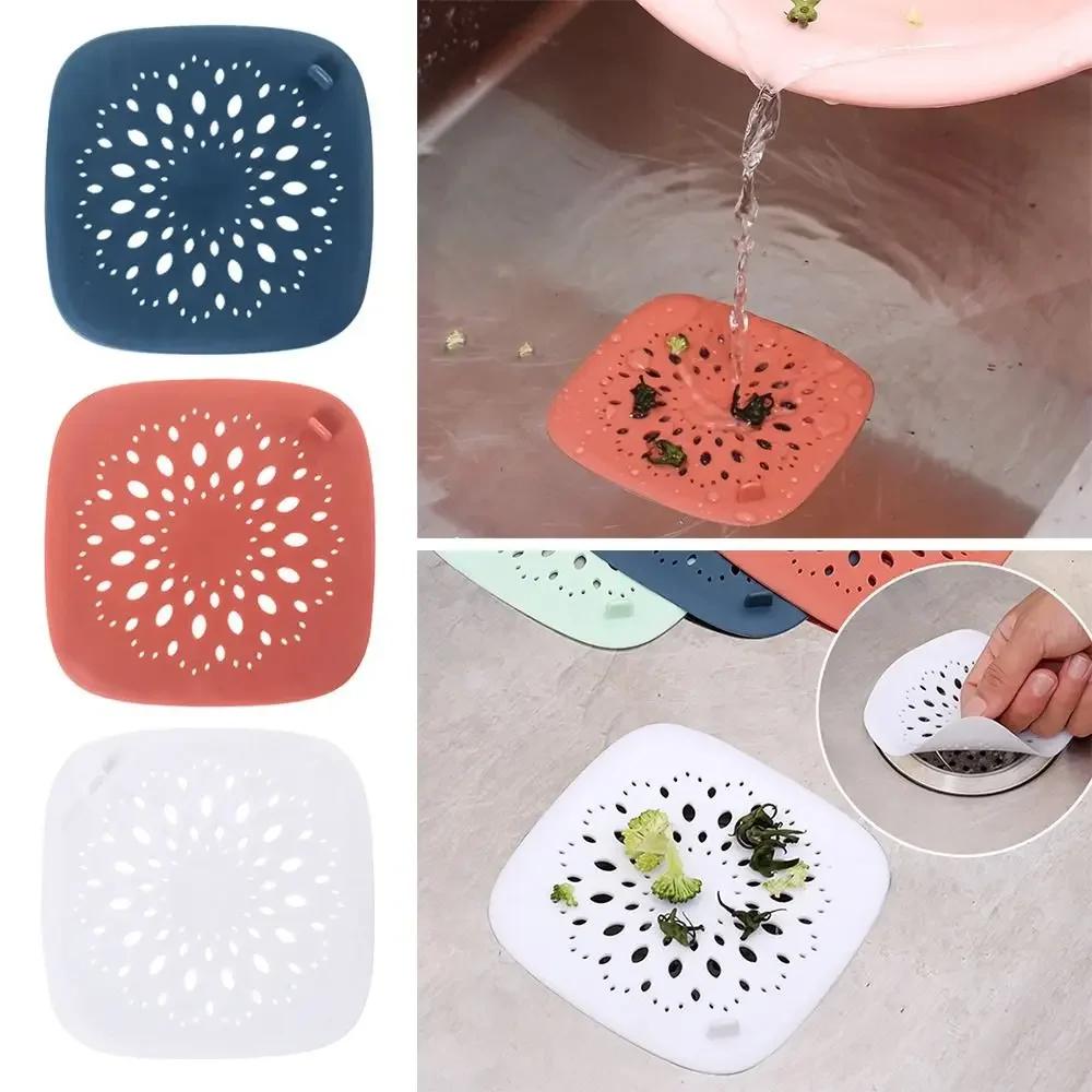 Floor Drain Bathroom Sink Drain Hair Catcher Kitchen Sink Drain Strainer Cover Bathtub Floor Filter Sewer Outfall Filter