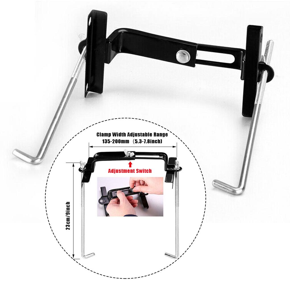 ABS Metal Auto Battery Tray With Groove Long Service Life Adjustable Battery Tray Portable Good Bearing Capacity