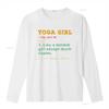 Yoga Girl T Shirt Instructor Lover Womens Meditation For Women Cute Girls Definition Print Cool  vintage Washed