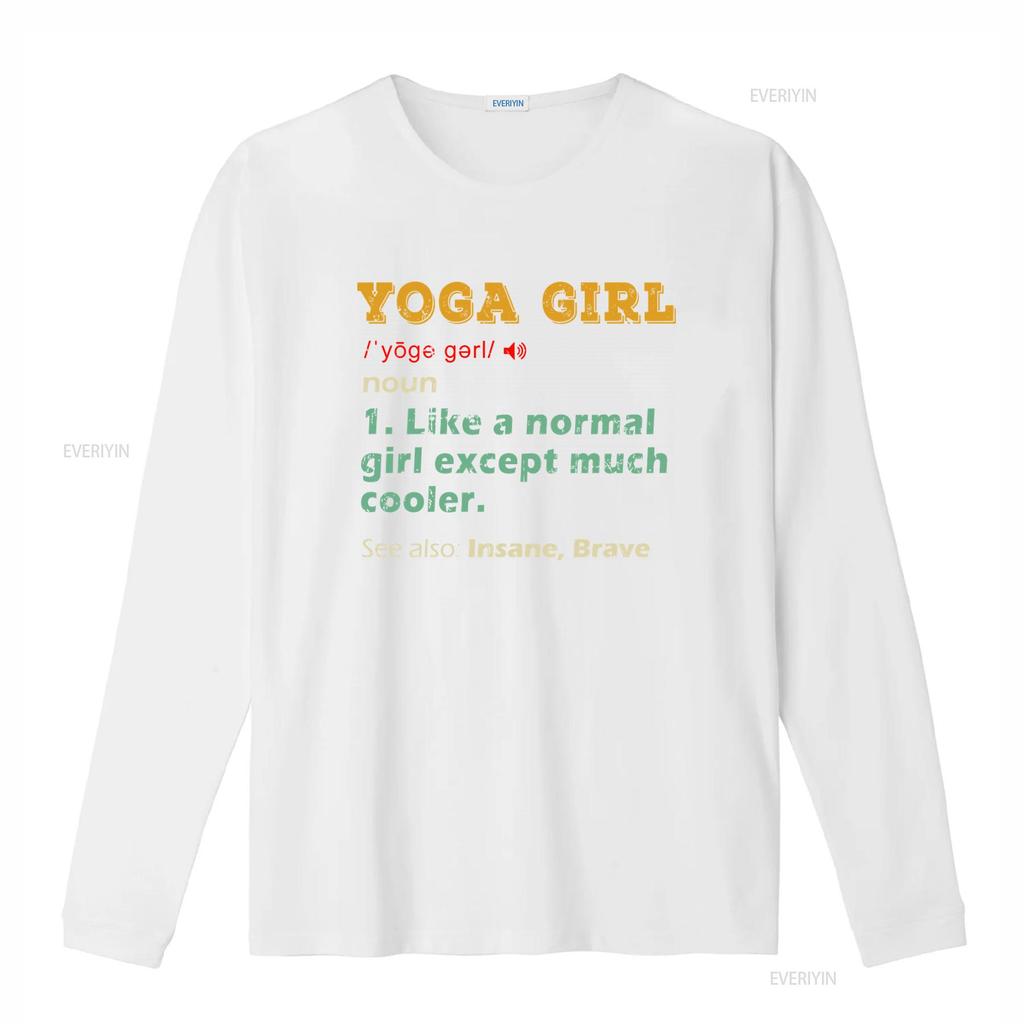 Yoga Girl T Shirt Instructor Lover Womens Meditation For Women Cute Girls Definition Print Cool  vintage Washed