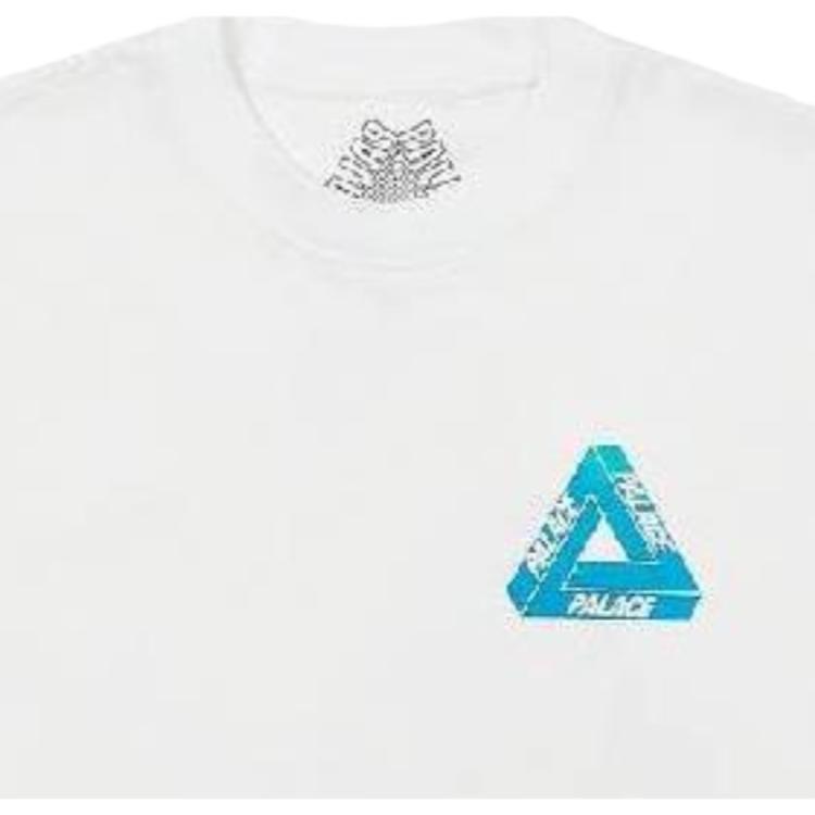 Palace Reacto Tri-Ferg T-Shirt White Unisex Tops P24ES029