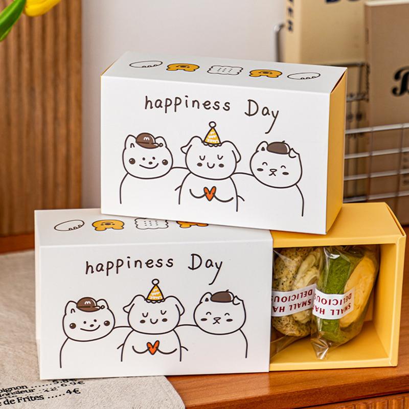 

Мультяшна Сніжинка Хрусткі Скони Пакувальна Коробка Висувна Цукерки Печиво Печиво Подарункова Пакувальна Коробка