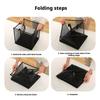 Large Capacity Laundry Hamper Breathable Mesh Storage Basket Square Dirty Clothes Basket  Home
