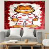 Garfield Print Tapestry, Backdrop, Easy Setup, Ideal for Bedroom, Office & Living Room, with Aesthetic Wall Hanging Decor.