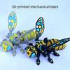 3D Printed Mechanical Bee Toy Joints Can Move Sizes 8/10cm Jointed Full Movable Birthday Gift Realistic Animals Decorative