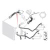 Coolant Pipe For BMW X3 17127639213 Water Tank Coolant Hose Coolant Pipe Thermostat Hose F25 Thermostat Hose