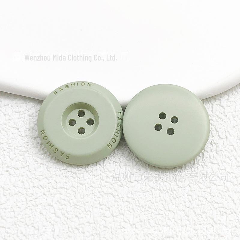 Spray Paint Resin Buttons: Men’s & Women's Coat, Windbreaker, Colored & Sweater 4-Hole Buttons Available
