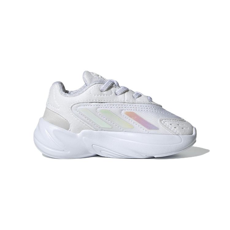Adidas Originals Ozelia Sports Casual Non-Slip Wear-Resistant Low-Top Walking Shoes Baby Shoes White GW8127