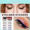 West Month Selbstklebende Eyeliner-Sticker Sechs Paare für Dramatische Augen-Make-up-Looks