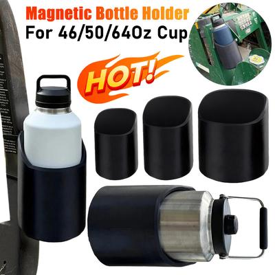 Magnetic Water Bottle Holder With Strong Magnet for Easy Attachment To Metal Surface Cup Holder for Tractor Fridge Yacht RV