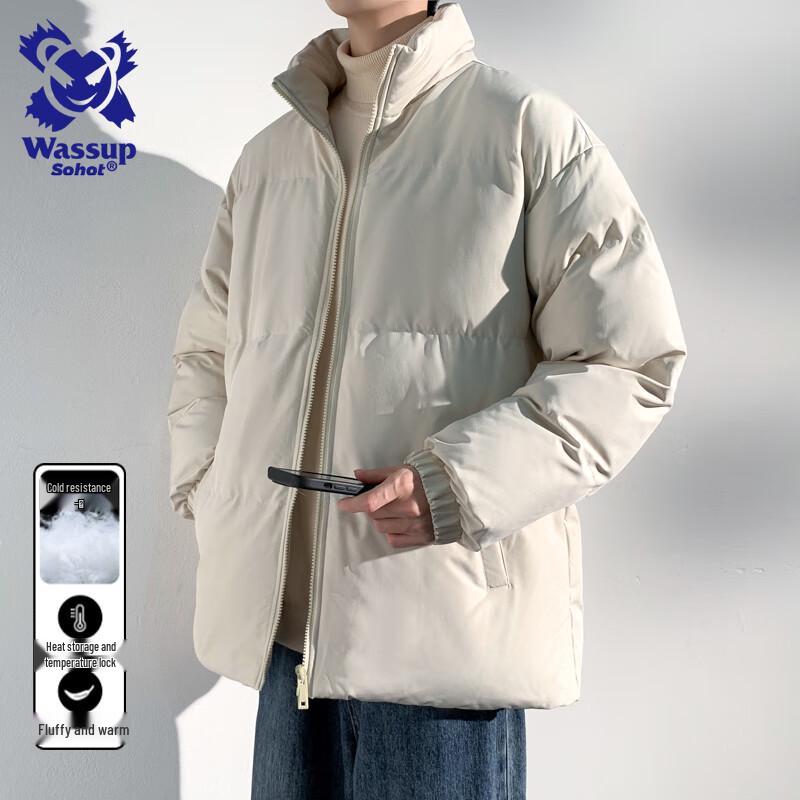 

Wassup Sohot Мужская утолщенная зимняя куртка с подкладкой 4XL