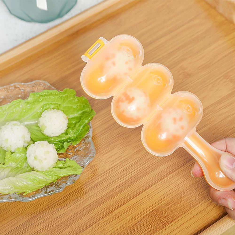 Rice Ball Shaker DIY Rice Baller Shakers Lunch Maker Mould Onigiri Mold DIY Rice Baller Shakers Kitchen Sushi Tools Accessories