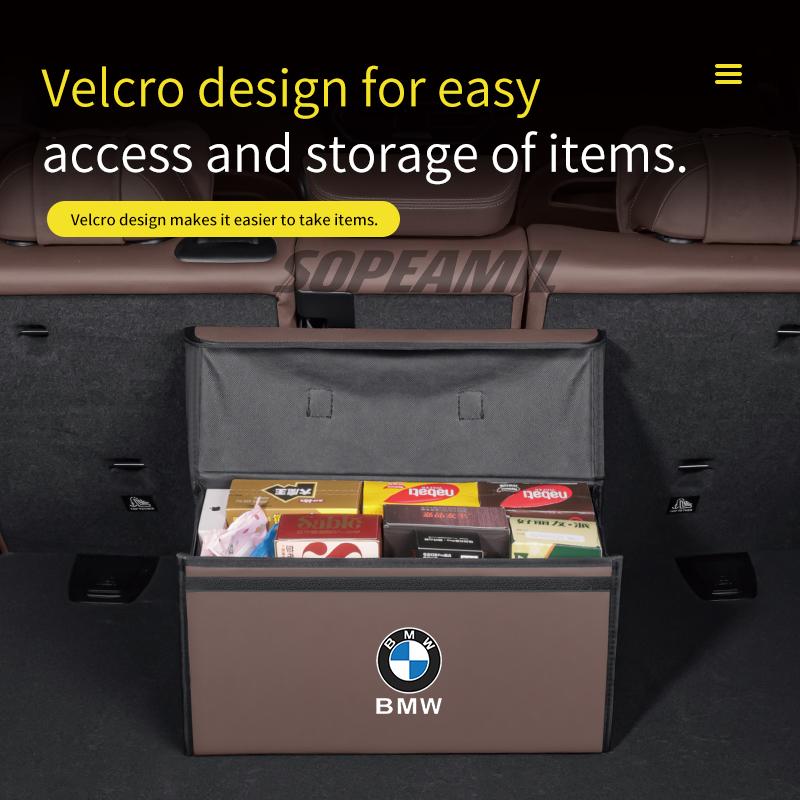 Car Trunk Storage Box Organizer Foldable Stowing Tidying Bag For BMW E39 E46 E60 E90 F10 F15 F20 F25 F30 G20 G30 X1 X3 X4 X5 X7