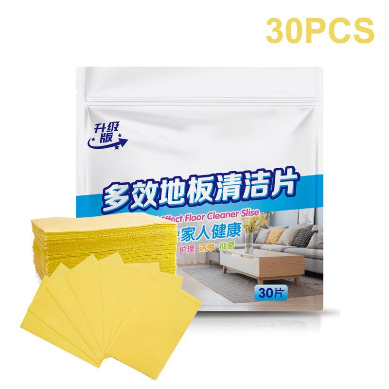 30/100Pcs Floor Cleaner Tablets Water-Soluble Sterilizing Fragrant Bathroom Kitchen Deodorant Dirt Toilet Cleaning Sheet