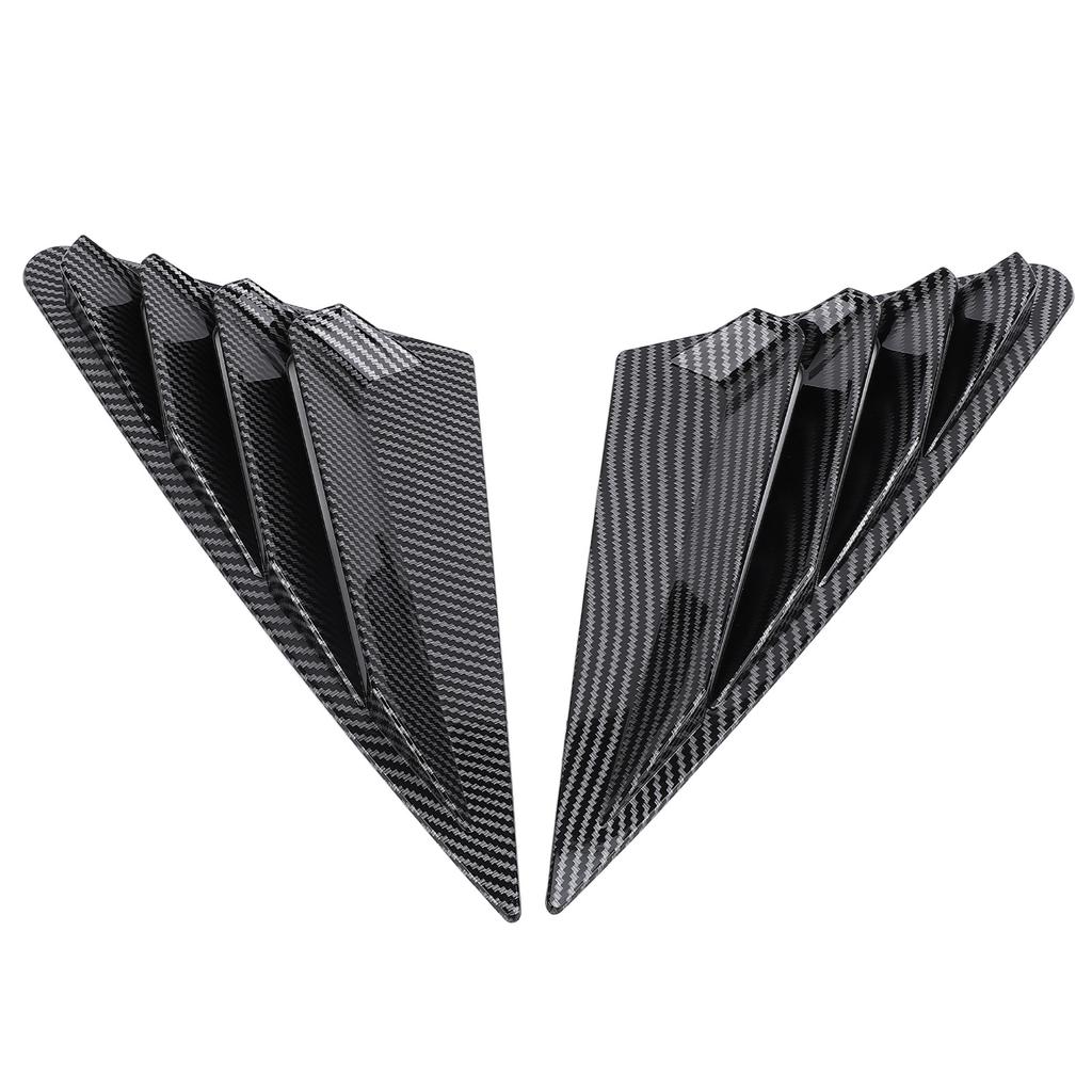 1 Pair Rear Window Louver Left Right Window Louver Air Vent Scoop Shade Cover Blind for A3 8Y Sedan