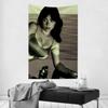 Hot Singer BBillie Tapestry Room Decor Wall Cloth Party Hanging Background Room Decor Baby Room