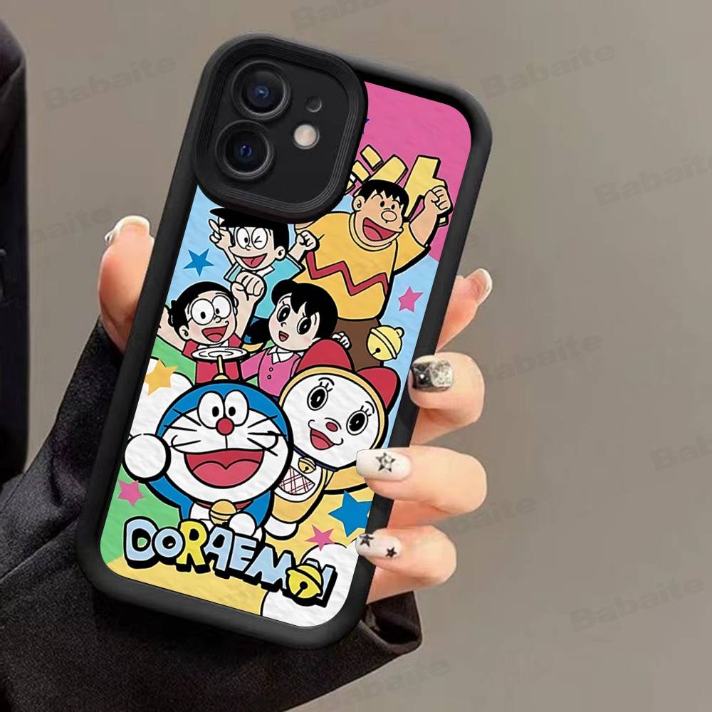 Cartoon D-Doraemons Phone Case For IPhone 17 16 E 15 14 13 12 11 Pro Max Plus Back Cover