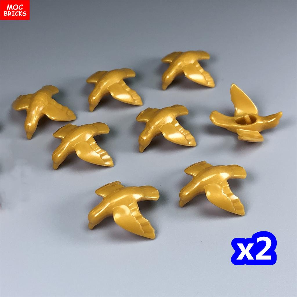MOC Bricks Jungle Underbrush Forest Animal Monkey Goat Giraffe Bird Night Owl Accessories Building Blocks Friend Toys Gifts