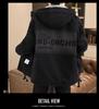 Trendy Mid-Length Men’s Winter Denim Parka with Plus Velvet Hood