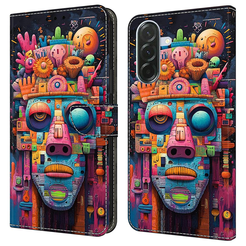For Samsung Galaxy A57 5G Case Foldable Stand Wallet Pattern Printing PU Leather Flip Phone Cover