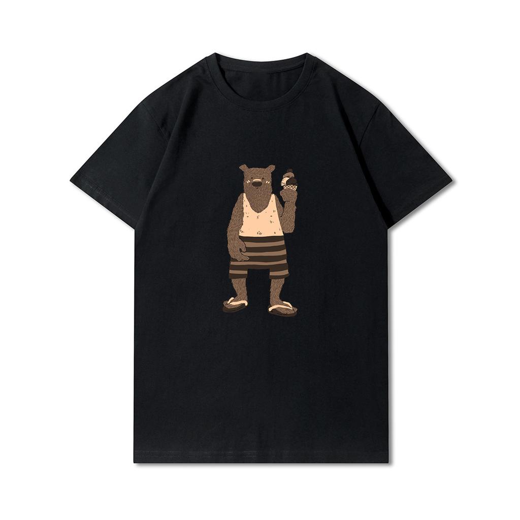 Anime 100 Muster Sommer-T-Shirts für Frauen Panda Tier bedruckt lässige Kurzarm-Oberteile 100 % Baumwolle Übergröße O-Ausschnitt T-Shirts