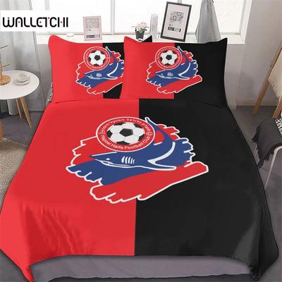 Hapoel Haifa Bettwäsche-Set mit 3D-Druck, Bettbezug, Bettgarnitur, Steppdecke, Kissenbezug, King-Size-Bett, Queen-Size-Bett, Twin-Size-Bett, Jungen, Mädchen, Erwachsene