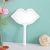 Plastic Handheld Mirror Decorative Portable Mirror Mini Make Up Mirror  Women