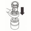 TONE Ratchet Open End Adapter RA2-6S, 6.35mm (1/4") Drive, Pack of 6