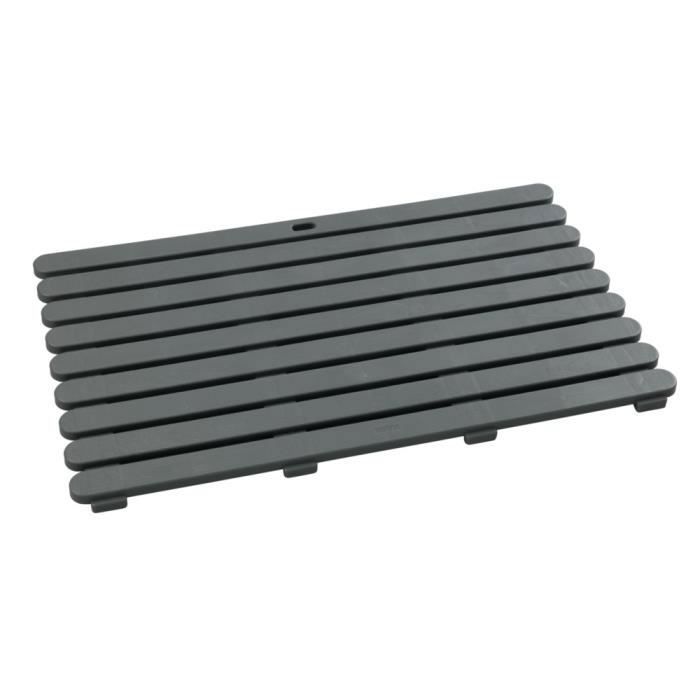 Shower Grating - Wenko - Grey - Non-slip - Plastic - 80x50x3cm