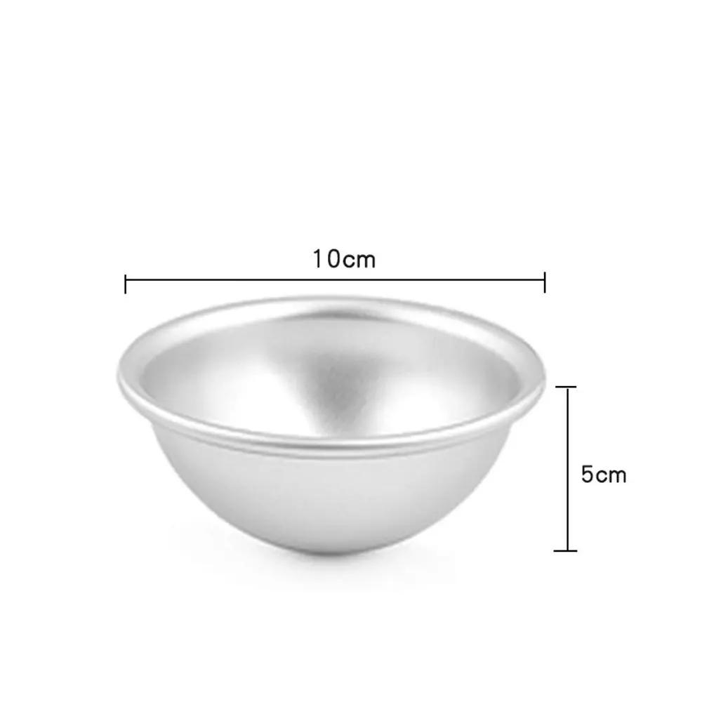 Kitchen Tool Daifuku Dessert Mold Pan Tin Baking Snowball 3D Aluminum Ball Mochi Mold Cake Pastry Mould