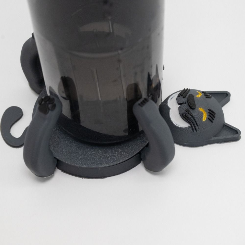 Anti-scald 3D Print Cat Coasters Creative Heat Insulation Cat Mug Holder  Kitchen Supplies