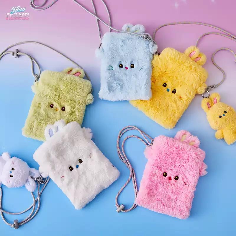 NewJeans X LINE FRIENDS MD Bunini Plush Crossbody Mini Bag