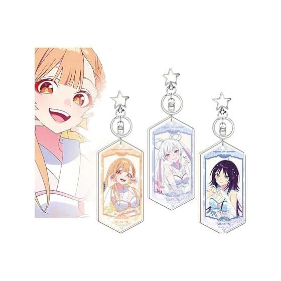 SENDENG Compatible Kaguya-hime Acrylic Keychain Set of 3, Kaguya Sakiyori Ayaha Tsukimi Yachiyo Goods, Thanksgiving Anime Pendant Bag Charm, Mobile