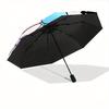 Sanrio Characters Balloon Design Automatic Open/CloseUmbrella-CuteUmbrella with Cute Design, Portable 3-Fold Compact Umbrella for Men & Women, Valenti