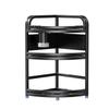 3-Tier Stainless Steel Kitchen Corner Storage Rack