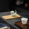 Cute Cat Incense Burner Stick Holder Mini Lovely Cat Incense Burner With Bamboo Mat Home Decor Tea Pet Tea Ceremony Accessories