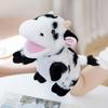 25cm Farmland Animal Plush Hand Puppet Fluffy Cartoon Yellow Duck Lamb Piggy Plushie Interactive Tell Story Stage Prop Gift