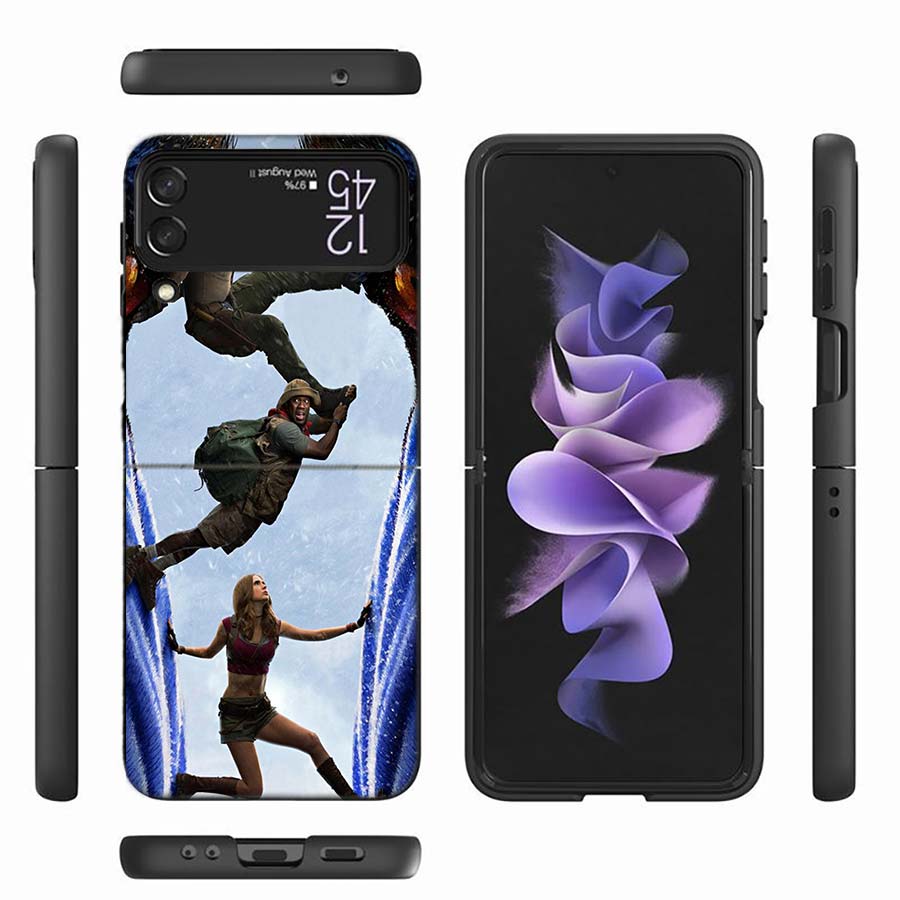 Jumanji Welcome to the Jungle Phone Case For Samsung Z Flip 6 7 5G Z Flip 5 Galaxy Z Flip 3 4 5G ZFlip Shockproof Hard Cover TPU