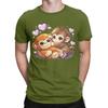 Classic Funny Graphic 100 Cotton Tshirt Cute Monkey Hugging Plush Tops Tees For Unisex