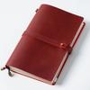 Functional Genuine Leather Journals Travel-Diary Durable Full-Grain Leather Cover Thick Tear-Resistant Souvenir-Notebook Custom