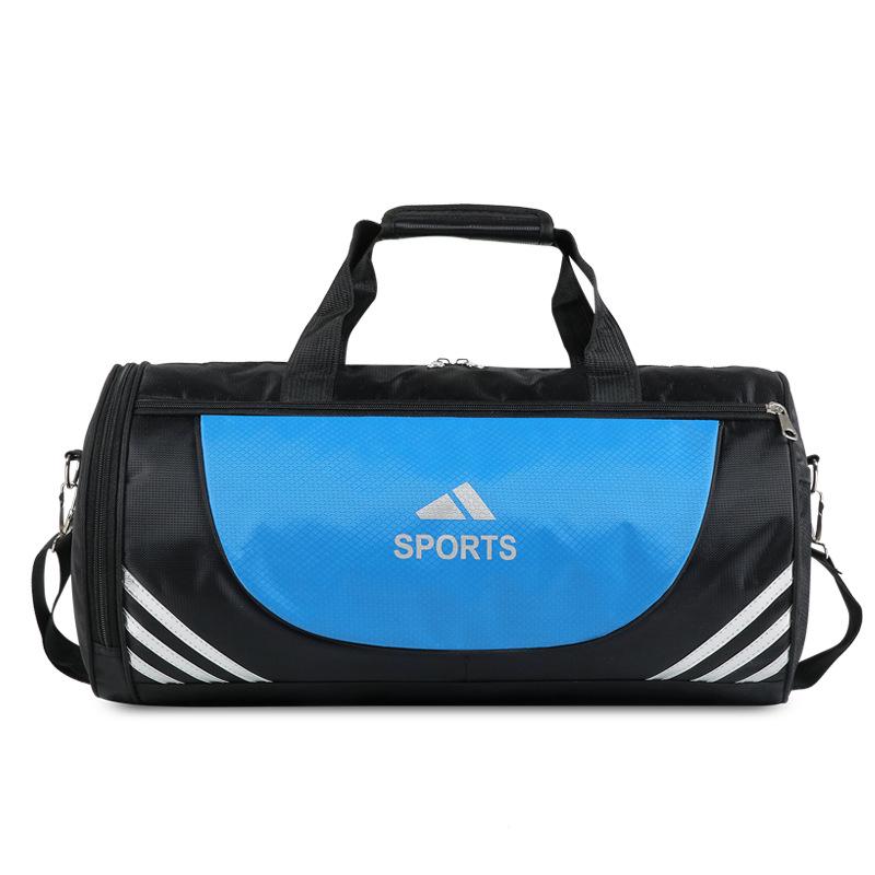 Water-Repellent Sports Fitness Bag with Wet/Dry Separation, Large Capacity, Lightweight, Handheld & Crossbody Travel/Yoga Bag