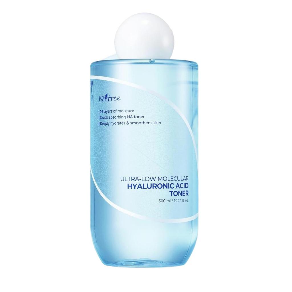 ISNTREE Ultra Low Molecular Hyaluronic Acid Toner Intense Hydration Deep Moisture 300ml