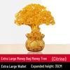 Citrine Money Tree Figurine: Attract Wealth & Fortune, Living Room & Entrance Décor